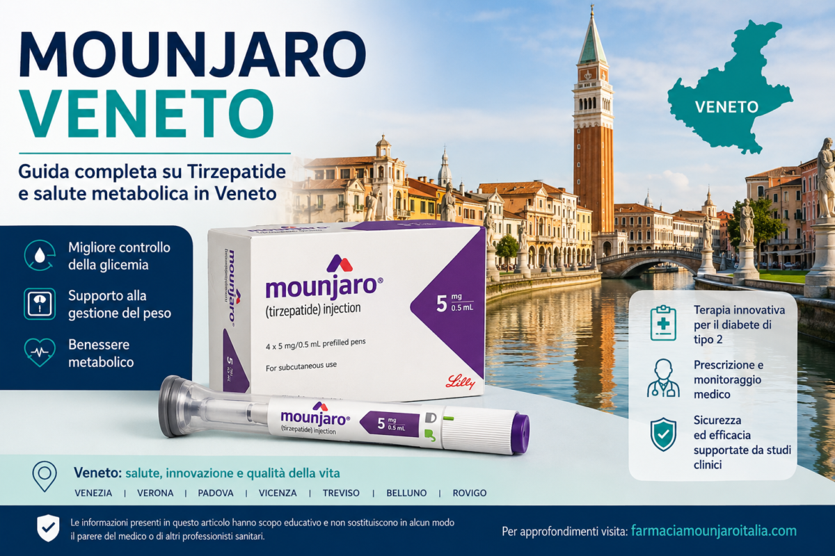 Mounjaro Veneto: Guida Completa su Tirzepatide e Salute Metabolica